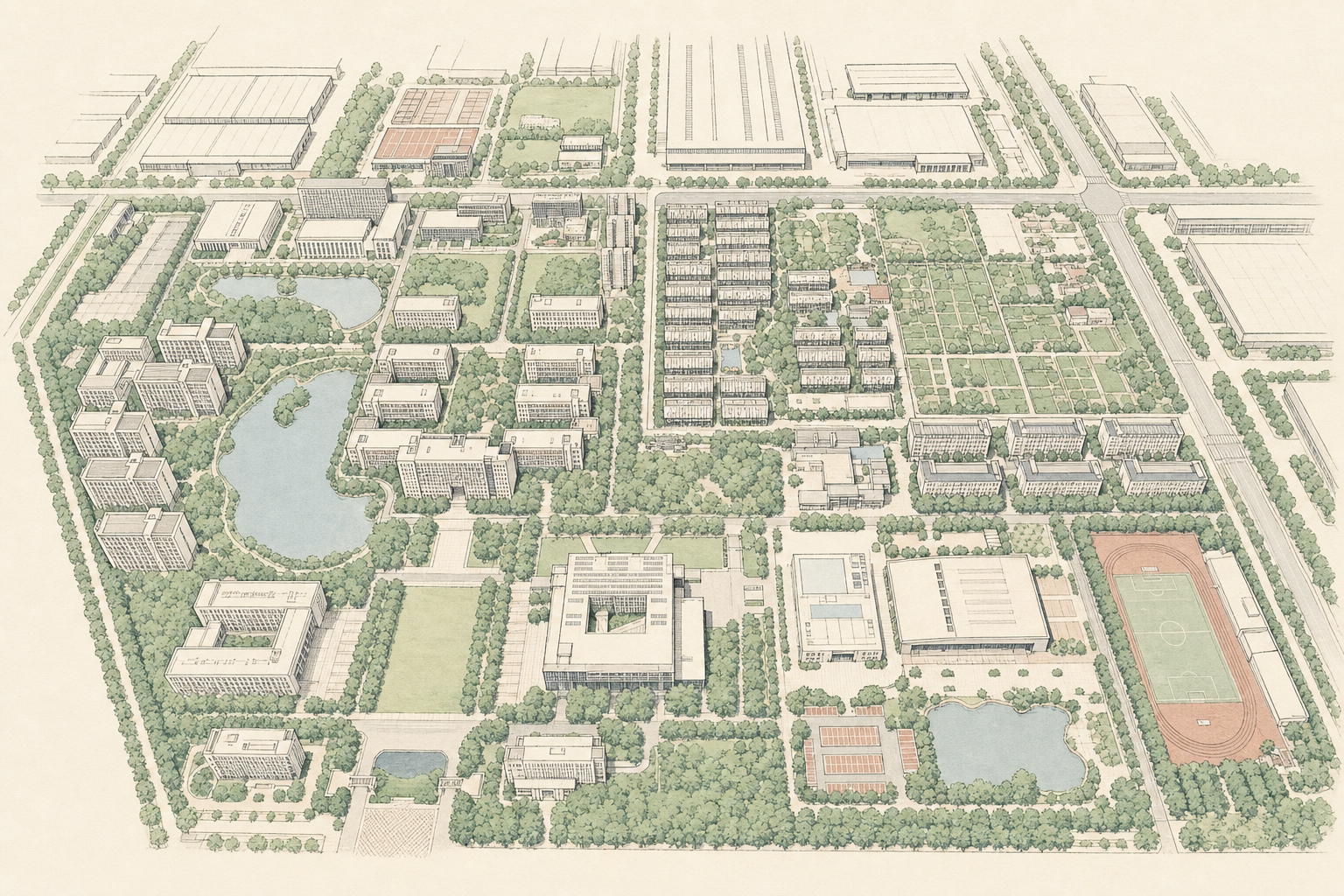合肥大学校园地图